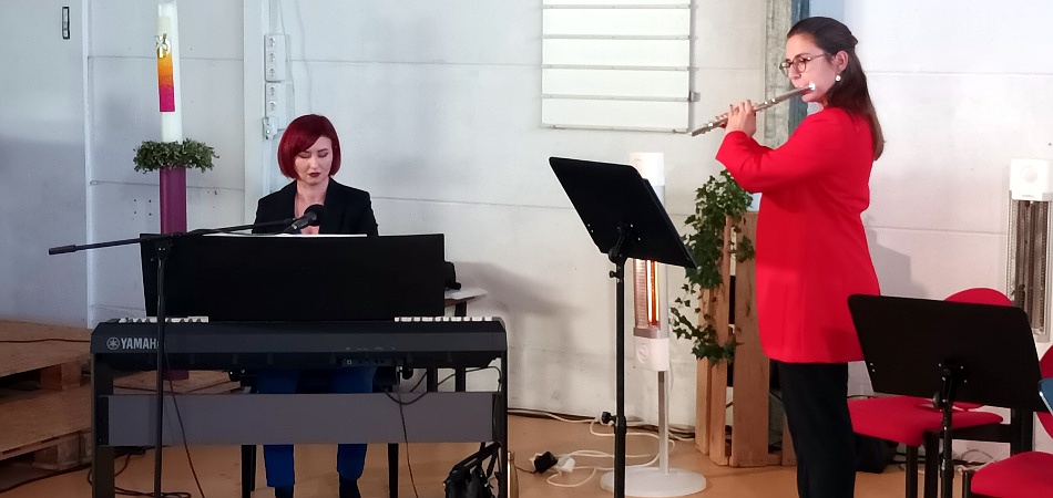 Wundervolle Musik von Alina Pisleaga und Katharina Schweigard