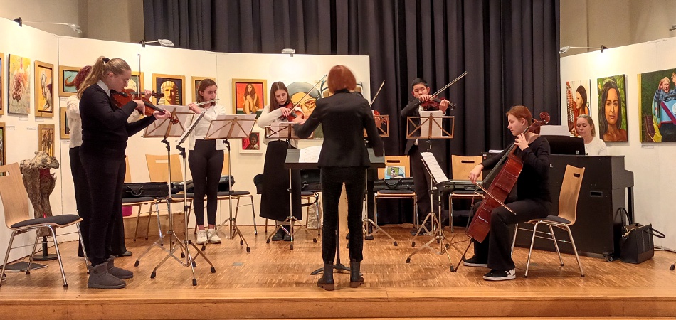 Eröffnungsmusik von der Musikschule Mainburg